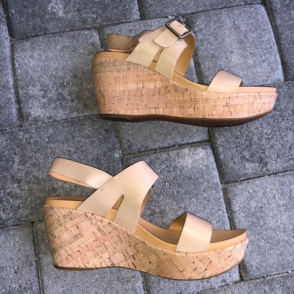 NWT KORK-EASE Aimeho Wedge Sandals in Natural size 10 - Picture 9 of 16